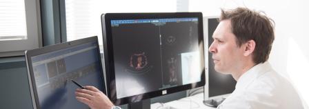 Befundung einer PET/CT durch Prof. Dr. Axel Rominger