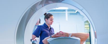 Patientenbefreuung am PET/CT (Siemens Biograph Vision  Quadra)