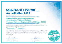 Zertifikat: Accredted PET/CT centre of excellence